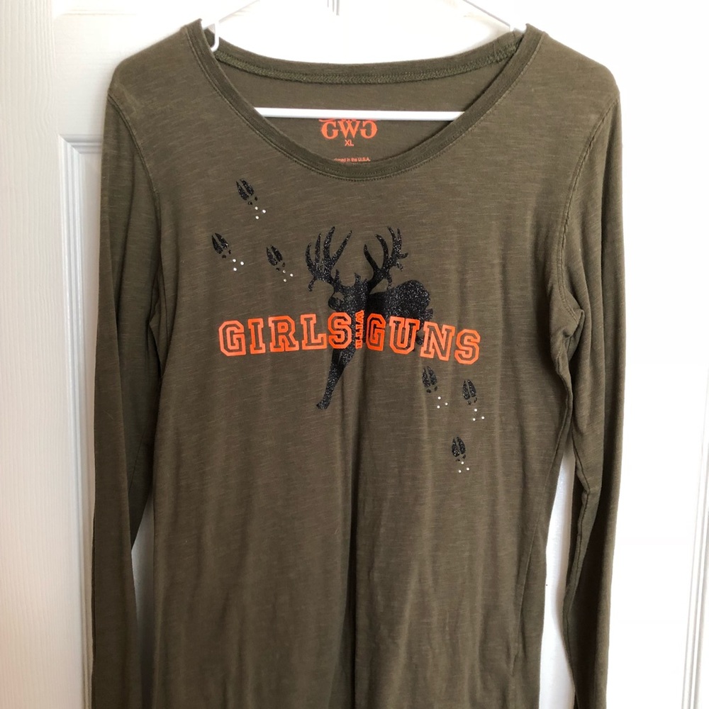 Girls with Guns long sleeve tee